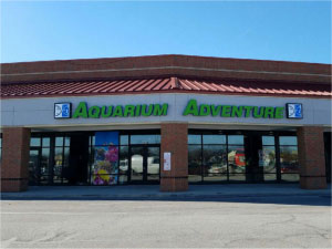 Storefront of Aquarium Adventure in Columbus Ohio