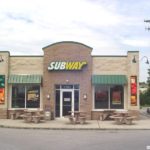 Stand-alone Subway restaurant with parking lot in Columbus Ohio